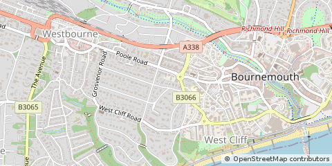 Map of Bournemouth