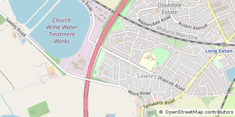 Map of Nottingham