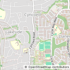 Map of Cardiff