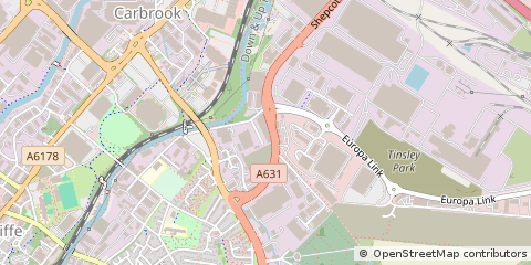Map of Sheffield
