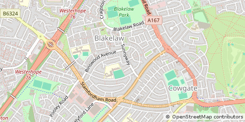 Map of Newcastle Upon Tyne