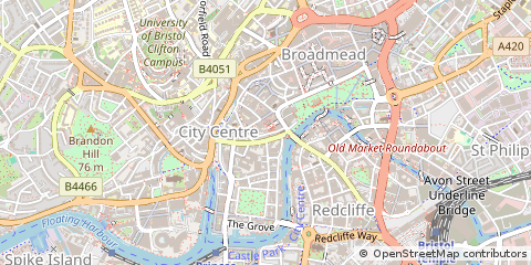 Map of Bristol