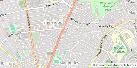 Map of Nottingham