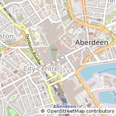 Map of Aberdeen, Aberdeenshire