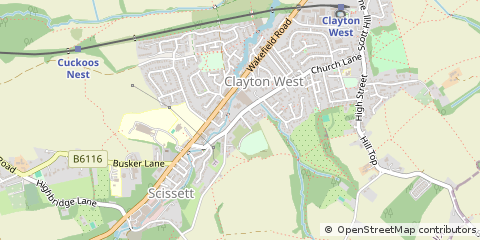 Map of Huddersfield