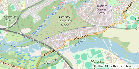 Map of Watford, Hertfordshire