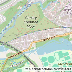 Map of Watford, Hertfordshire