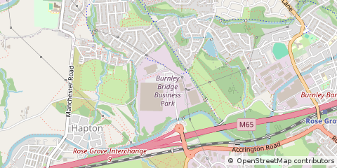 Map of Burnley