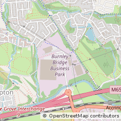 Map of Burnley