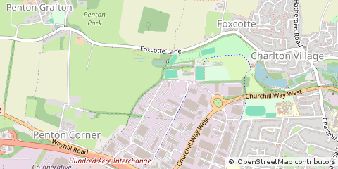 Map of Andover, Hampshire