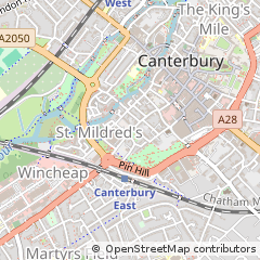 Map of Canterbury
