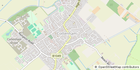 Map of Cambridge, Cambridgeshire