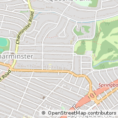 Map of Bournemouth