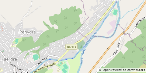Map of Swansea