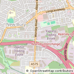 Map of Bolton, Lancashire