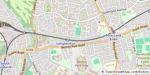 Map of Newcastle Upon Tyne