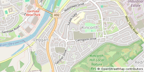Map of Aberdeen