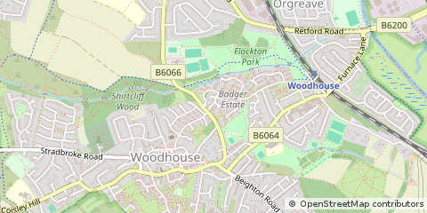 Map of Sheffield