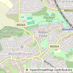 Map of Sheffield