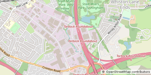 Map of Liverpool, Merseyside