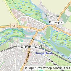 Map of Hungerford, Berkshire