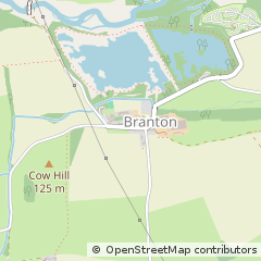 Map of Alnwick, Northumberland