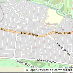 Map of Leigh on SEA, Essex