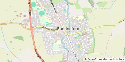 Map of Buntingford