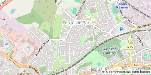 Map of Paisley