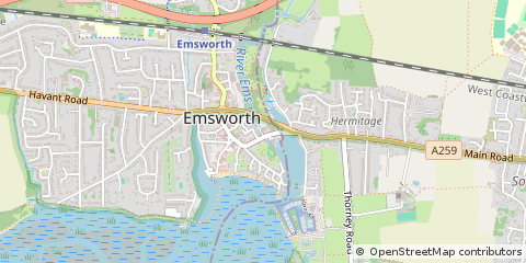 Map of Emsworth