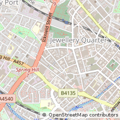 Map of Birmingham, West Midlands