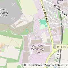 Map of Ipswich, Suffolk