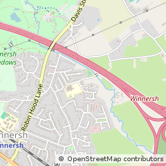 Map of Wokingham Berkshire