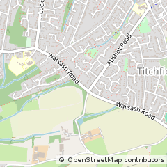 Map of Titchfield Common, Hampshire