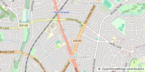 Map of Birmingham
