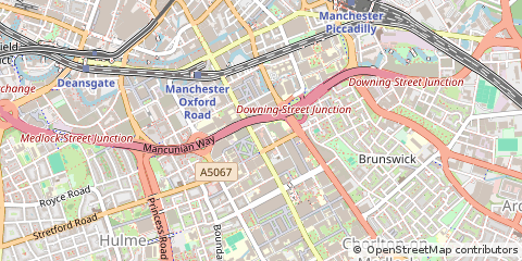 Map of Manchester