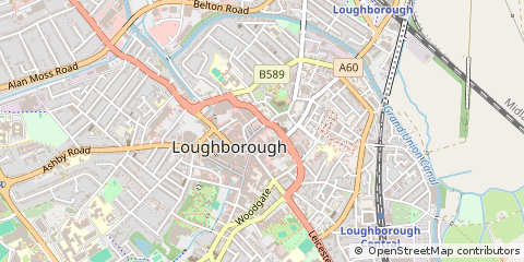 Map of Loughborough