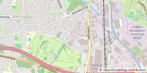 Map of Manchester
