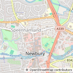 Map of Newbury, Berkshire