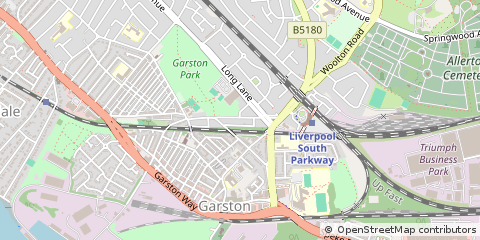 Map of Liverpool, Merseyside