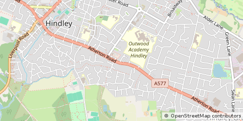 Map of Wigan