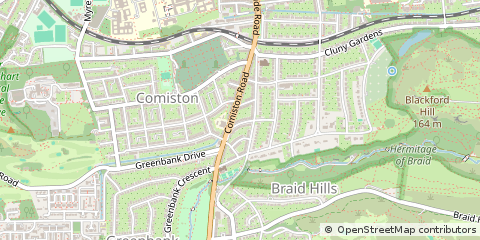 Map of Edinburgh, Midlothian