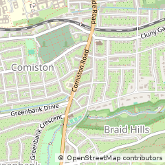 Map of Edinburgh, Midlothian