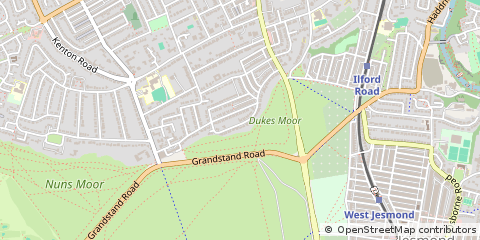Map of Newcastle Upon Tyne