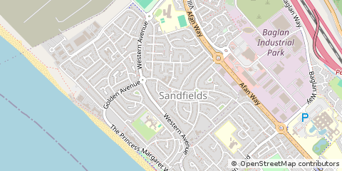 Map of Port Talbot
