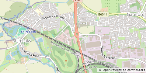 Map of Worksop