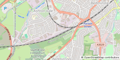 Map of Bristol