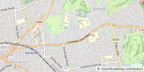 Map of Kingston Upon Thames