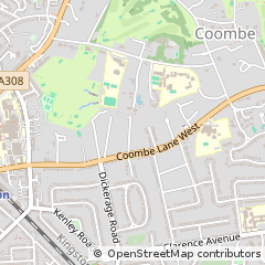 Map of Kingston Upon Thames