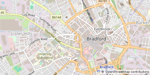 Map of Bradford